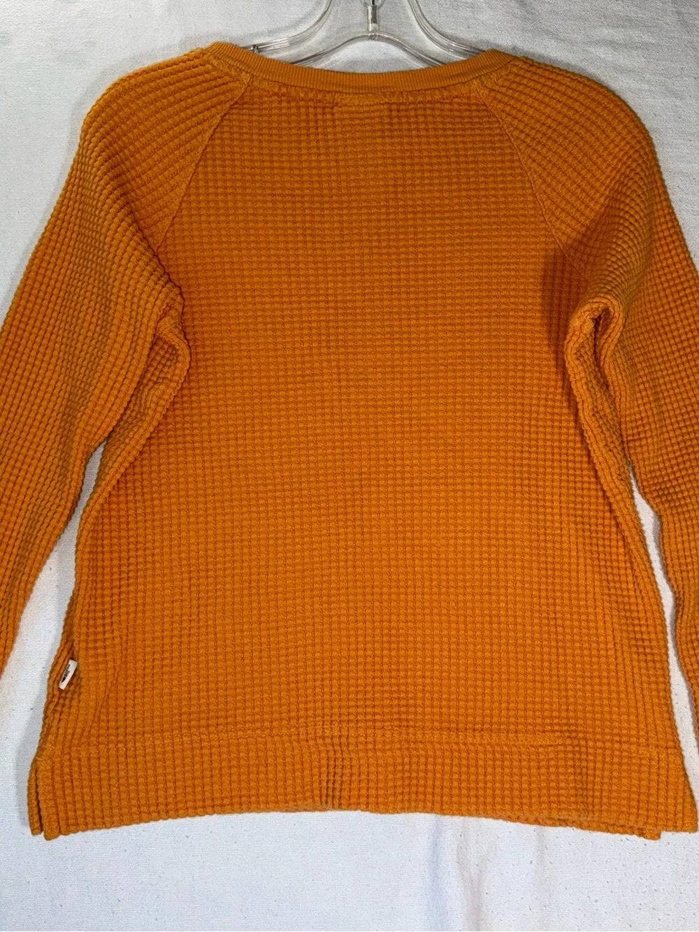 The North Face Women’s Waffle Knit Thermal Pullover Orange